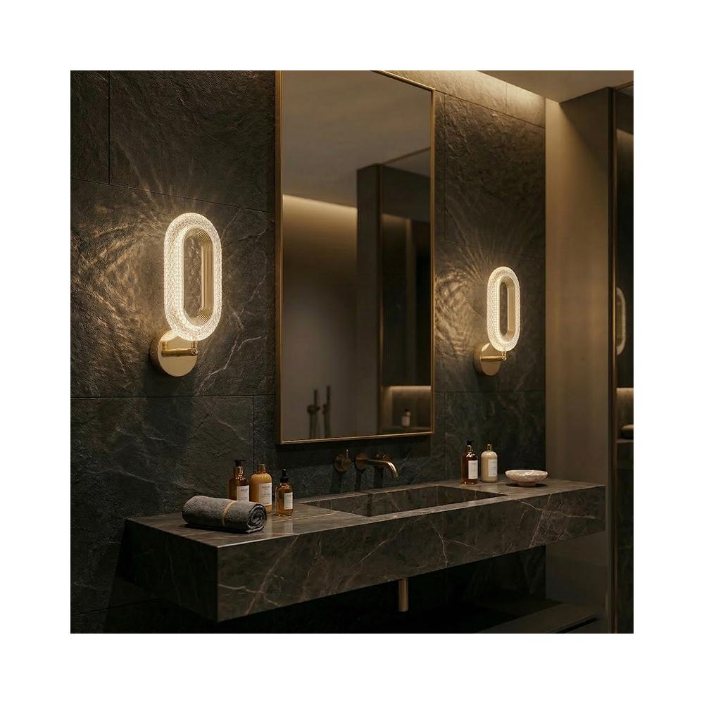 KINKIET ŚCIENNY LED G171-W ZŁOTY