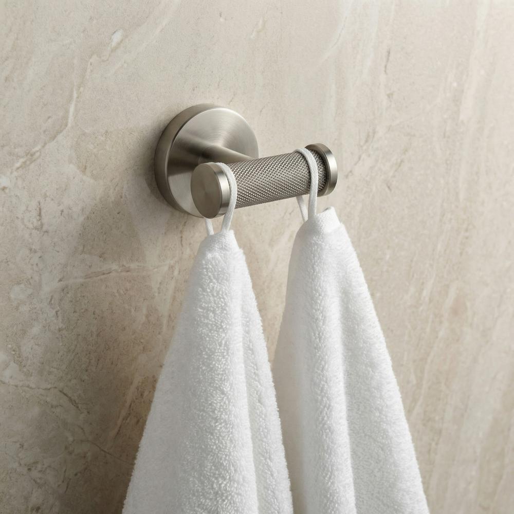 Crochadóir dúbailte 6612 Modern Brush Nickel