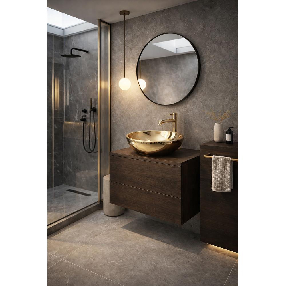 Lavabo sobre encimera Rea Sofia Gold