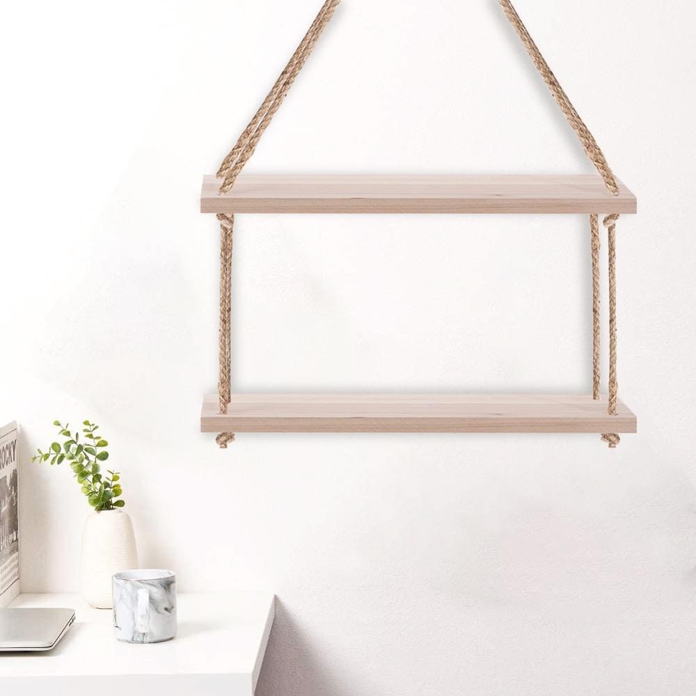 Półka ścienna drewniana 22 WHITE