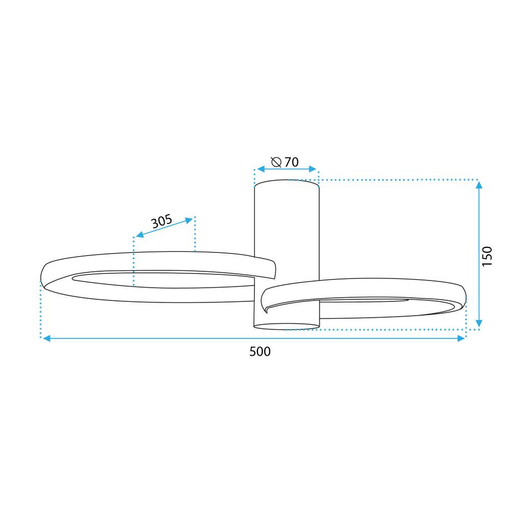 Lampe APP1402-CW Gold