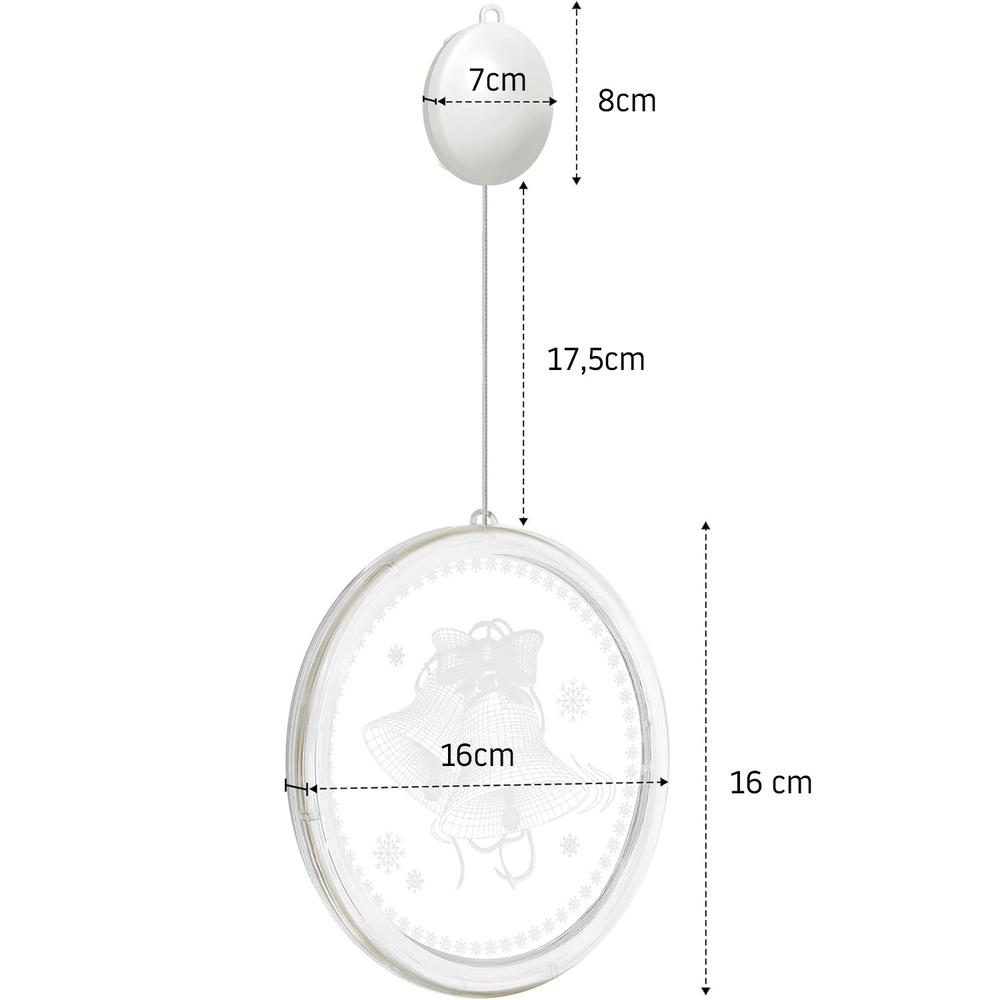 Dekoracja Świąteczna LED Mikołaj CD003