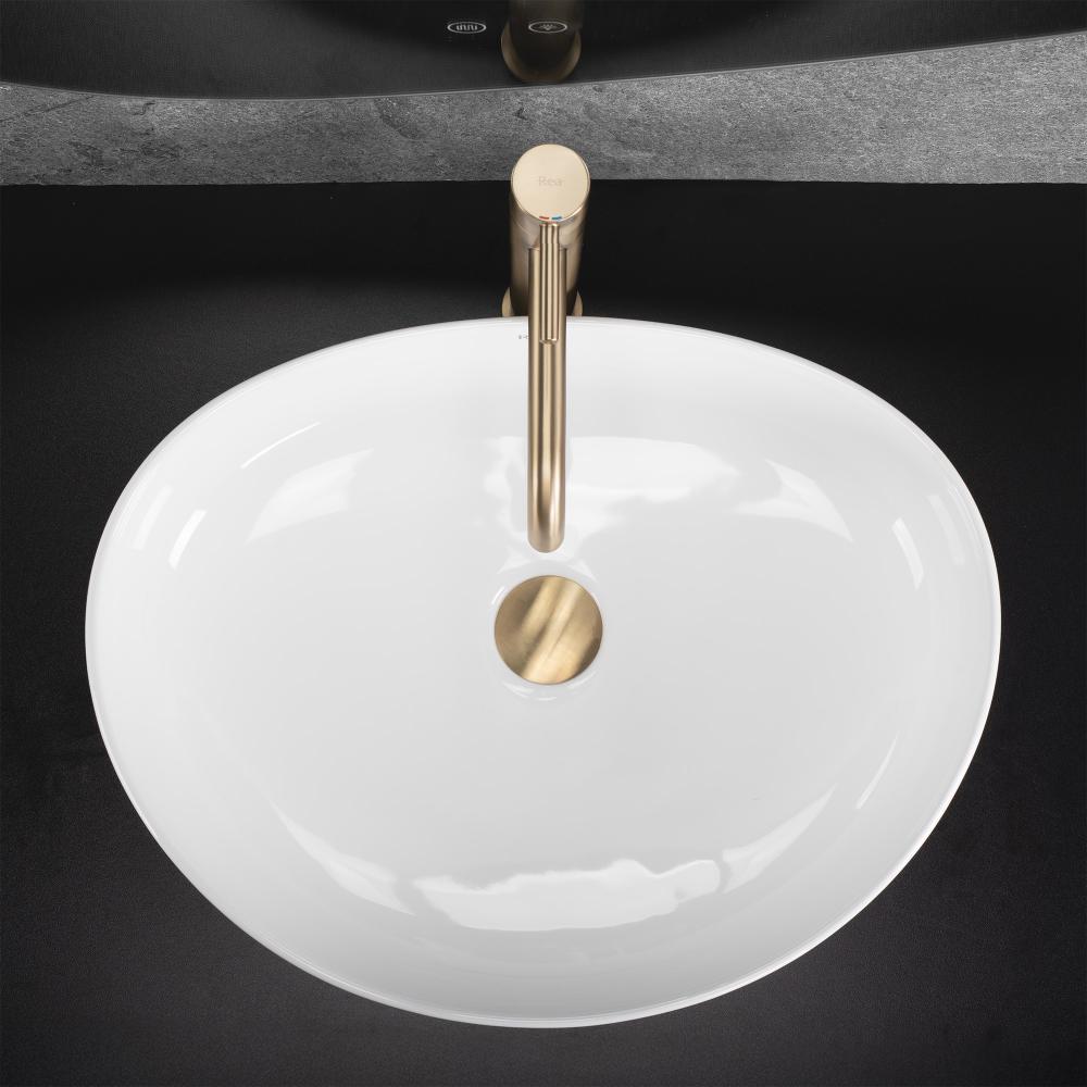 Νιπτήρας πάγκου Rea SABINA : 50 x 38, 5 x 12 cm Φινίρισμα Γυαλιστερό