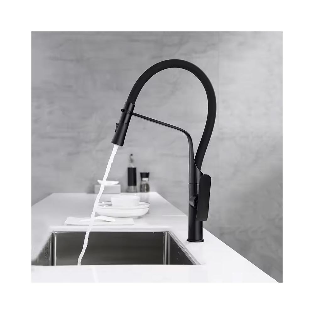 Robinet de cuisine Rea Castor Black Mat