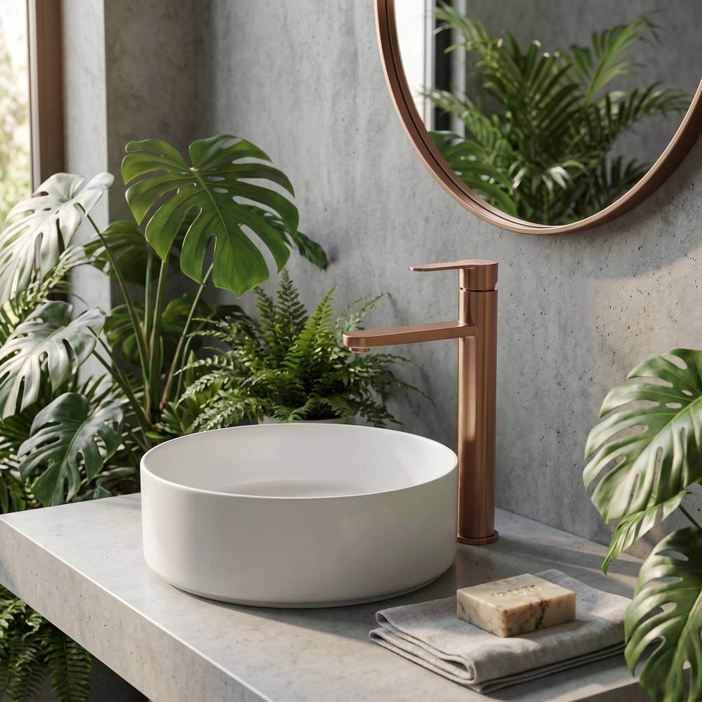 Kupaonska miješalica Rea Arcos Brush Copper