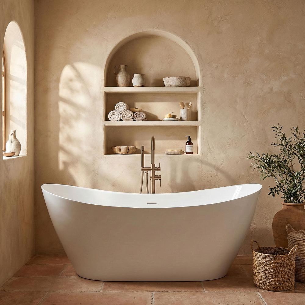 Baignoire autoportante Rea Ferrano Slim 160