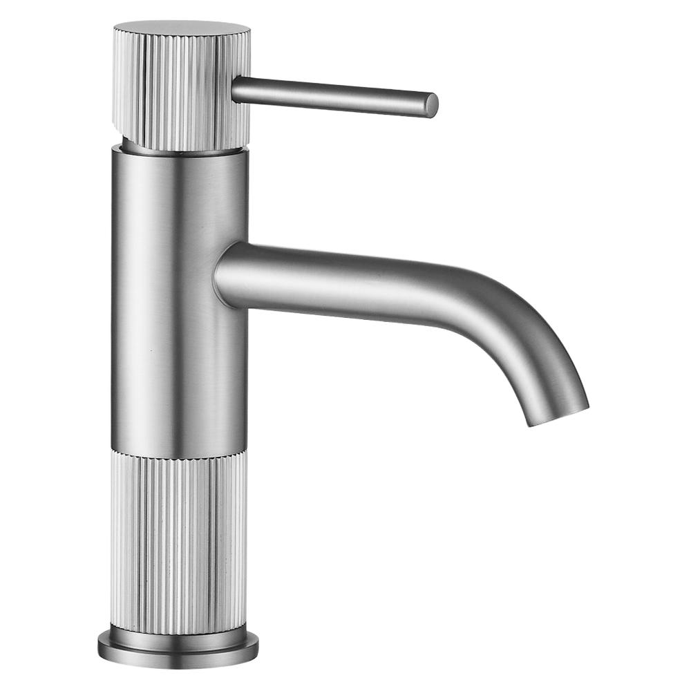 Fürdőszobai csaptelep Rea Lungo Stripe Brush Nickel Low