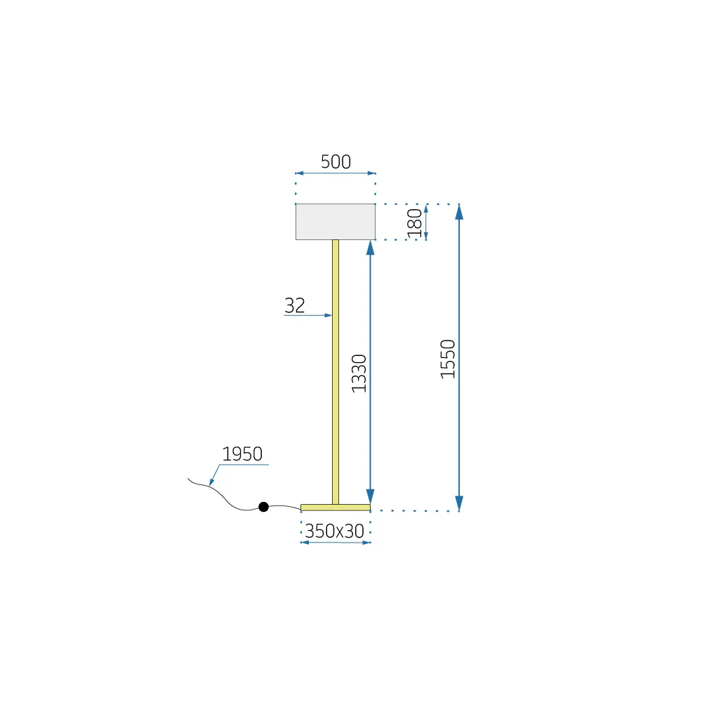 Standleuchte APP966-3F modern