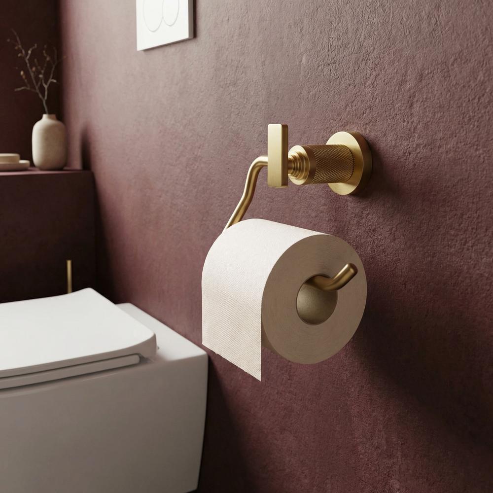 Toilet paper holder 81305 Rivo Brush Gold