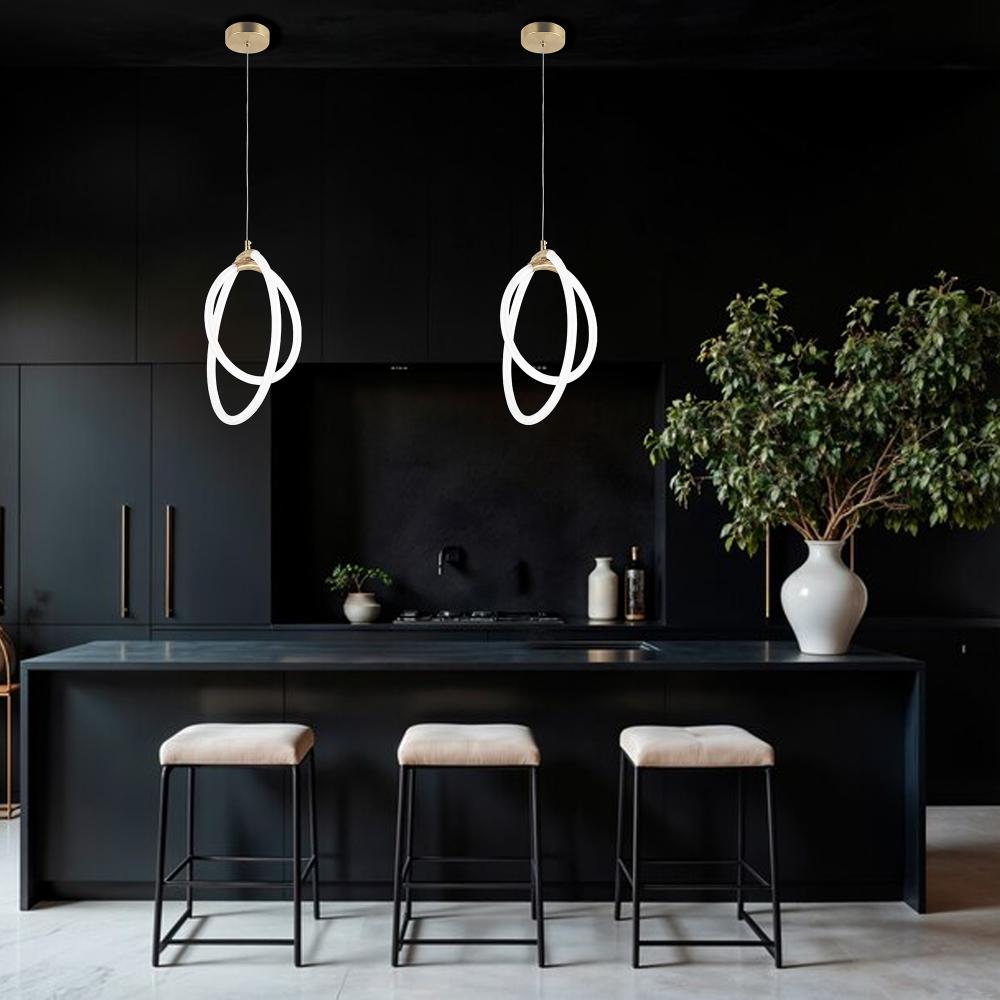 Lampe LED G019-CP Gold