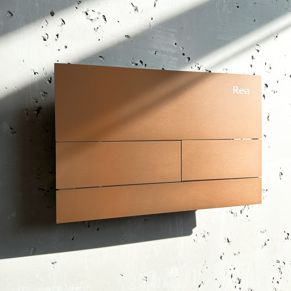 Bâti support wc K011A-Q REA T Brush Copper/Rose Gold