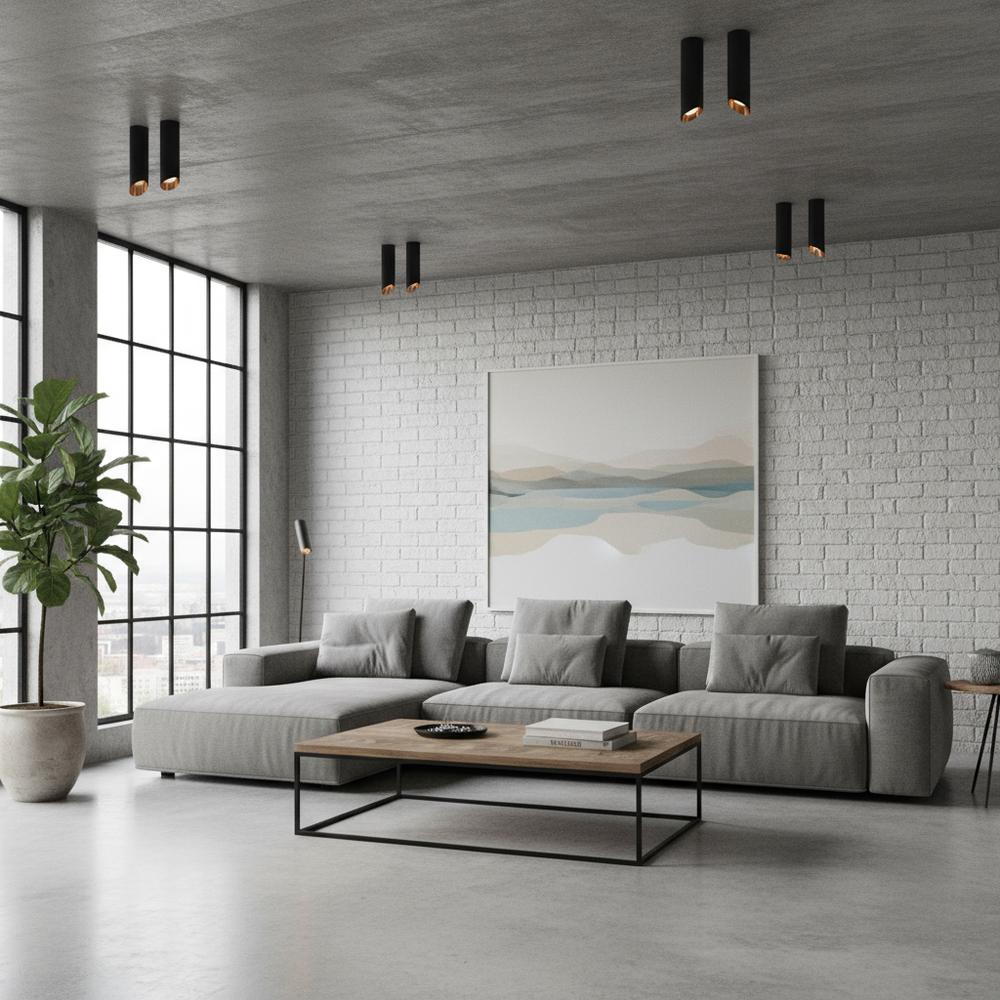 Deckenlampe Black Gold 30 CM APP572-1C