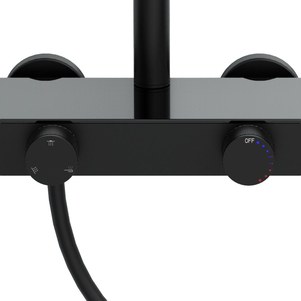 Zestaw Prysznicowy REA Creo Czarny