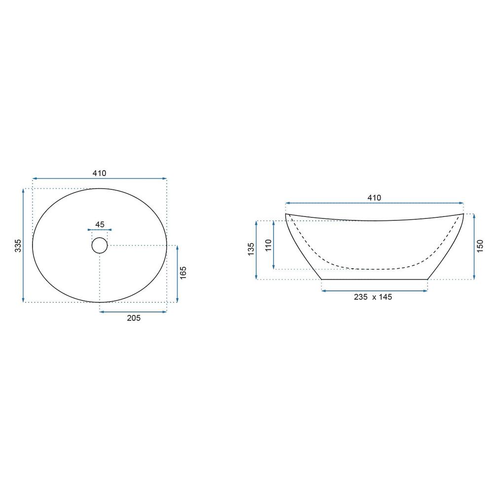 Lavabo da appoggio Rea Sofia Calala