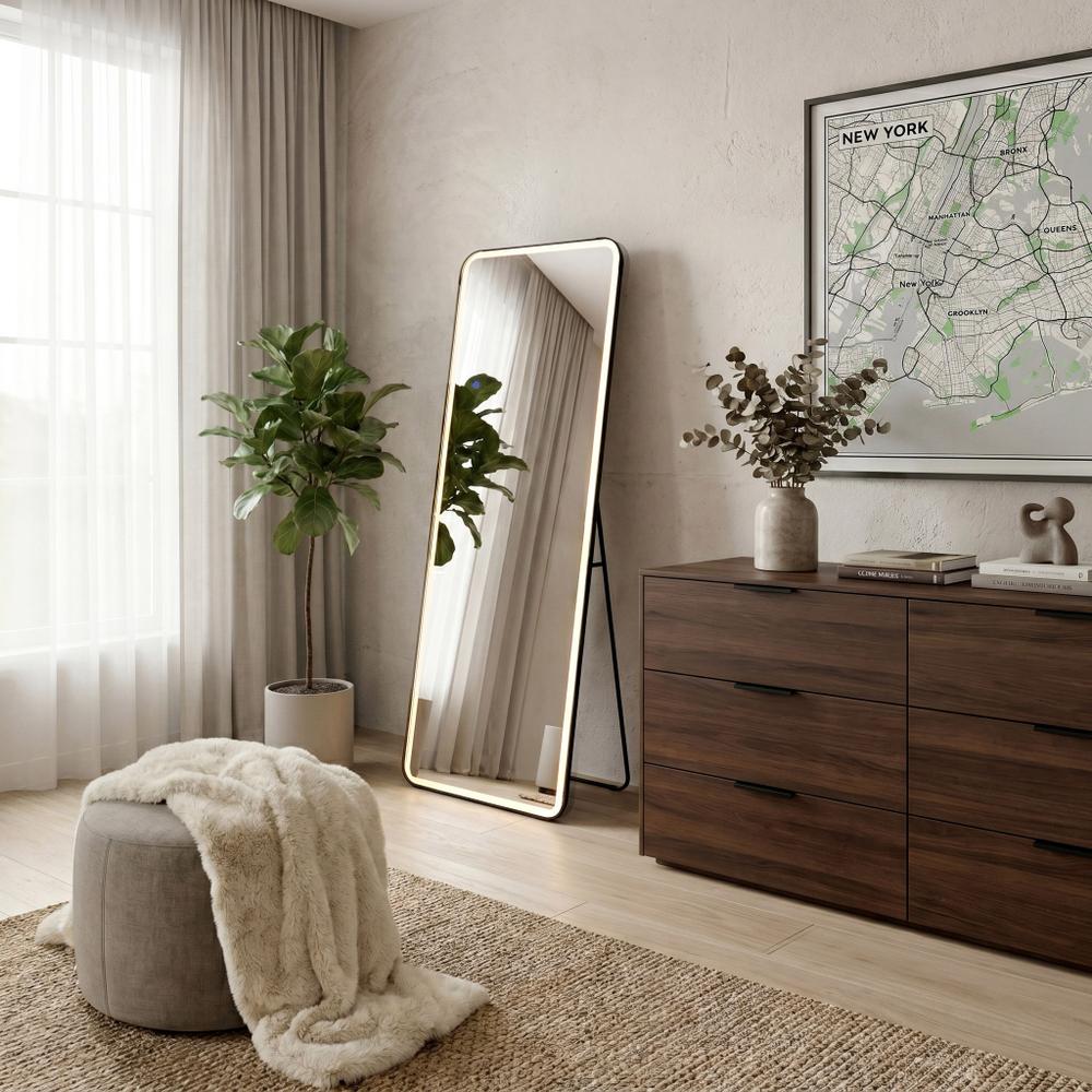 Oglindă LED Classico 50x160cm Black