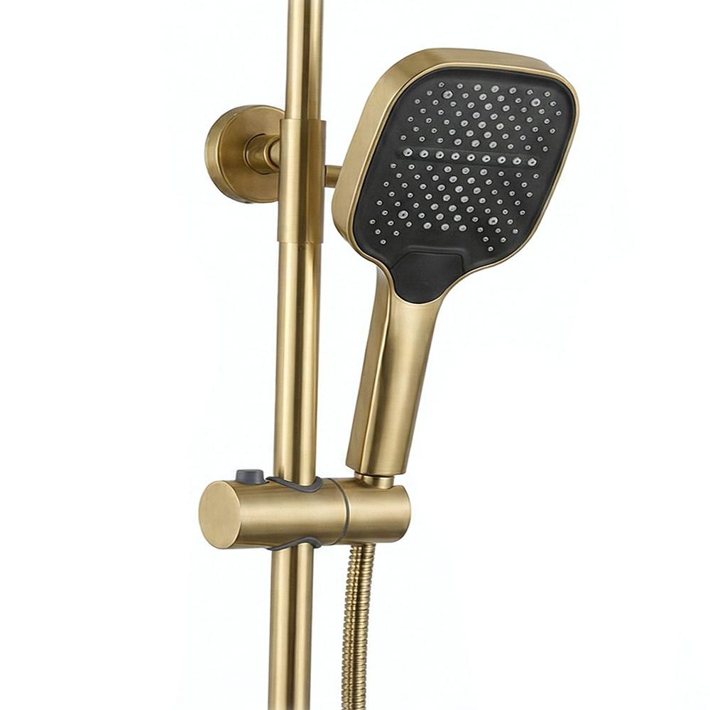 Στήλη ντους Rea Arlo Brush Gold