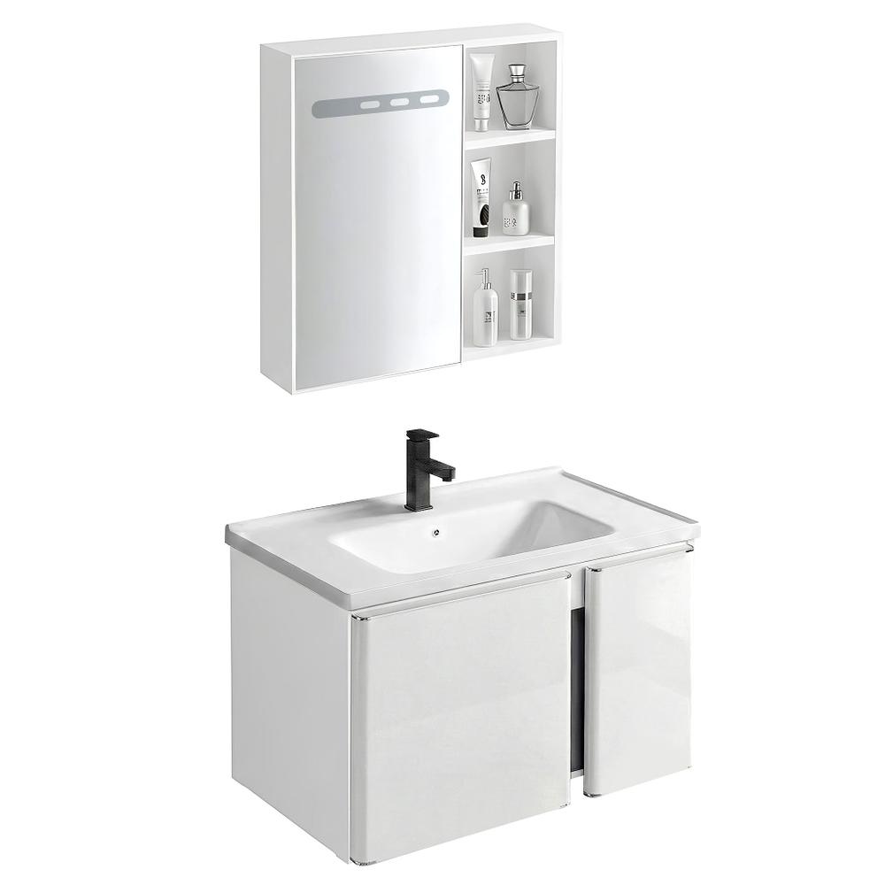 Set di mobili da bagno con lavabo Tula 60cm White