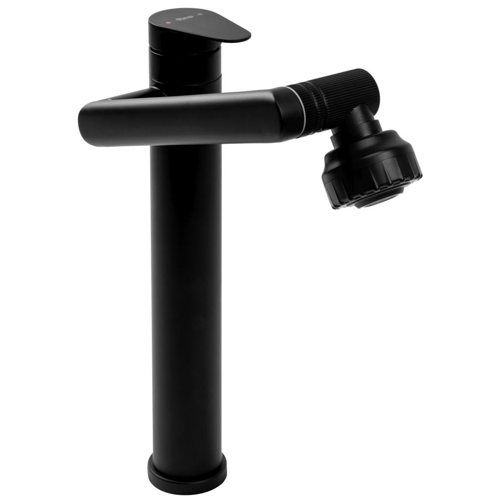 Bathroom faucet Rea PACO Black High