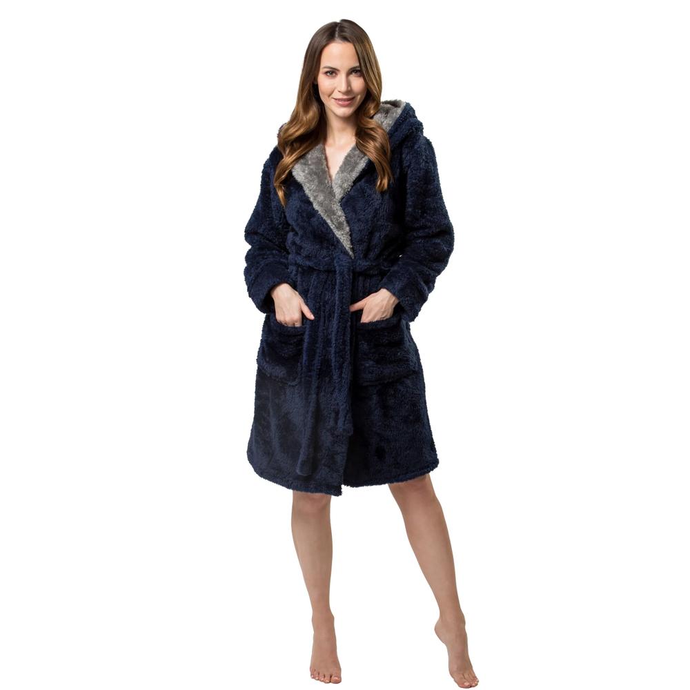 Bathrobe Jordan Navy-Grey L