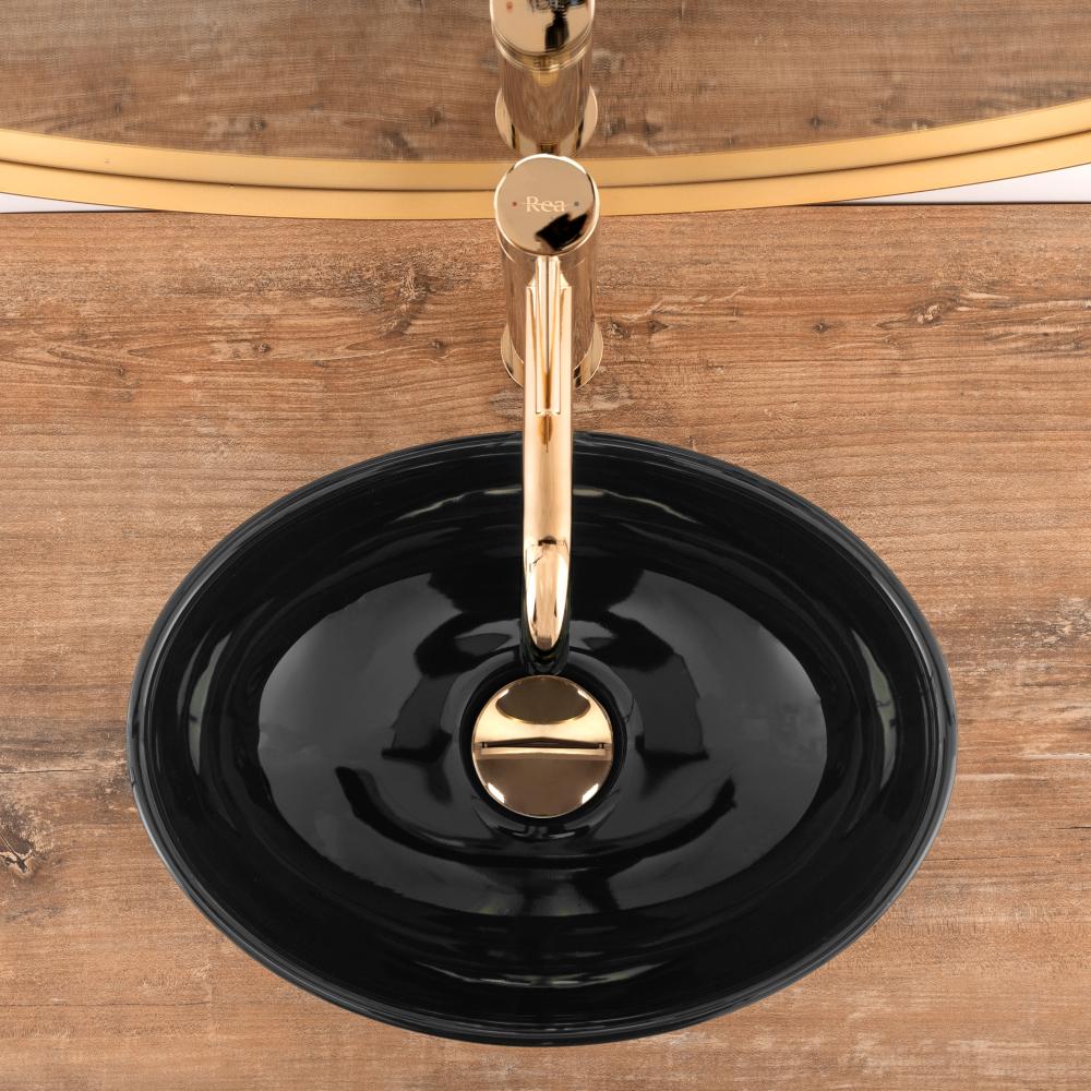 Lavoar pe blat Rea Sofia Mini Black