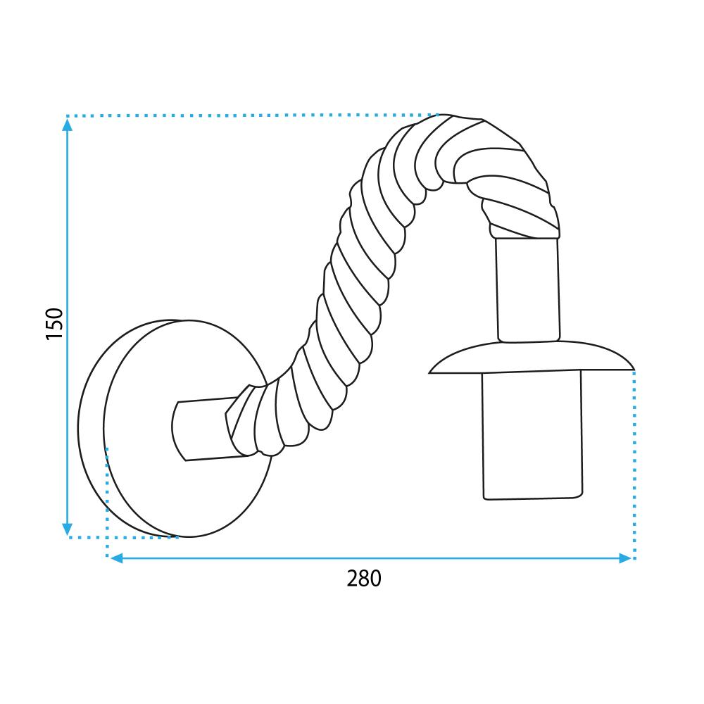 Wandlampe APP1466-1W