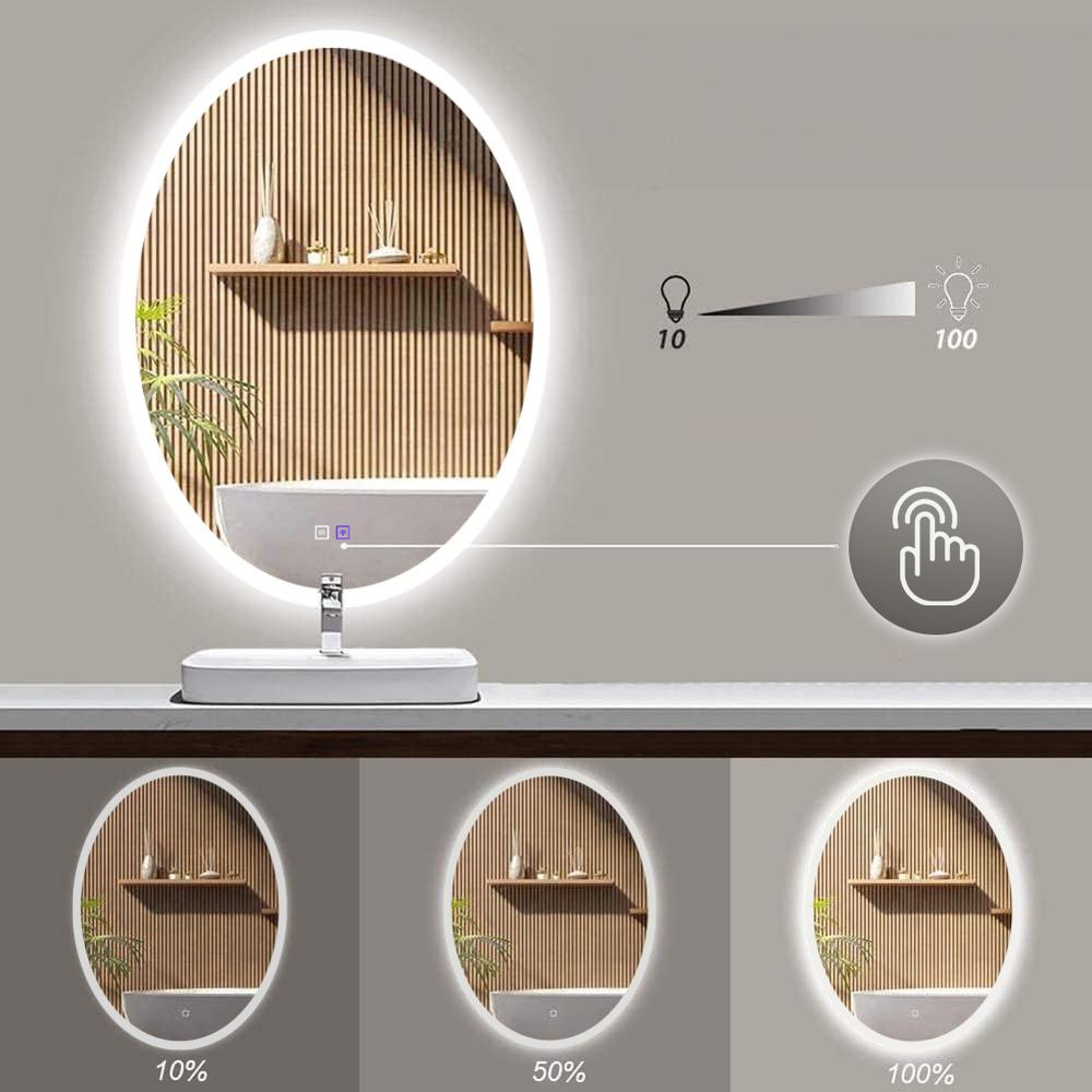 Mirror LED 60x80cm WWA