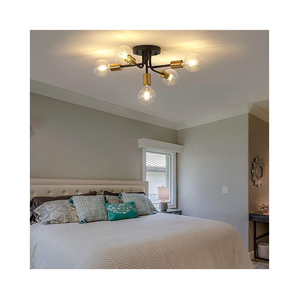 Lampe APP1118-5C Black Gold