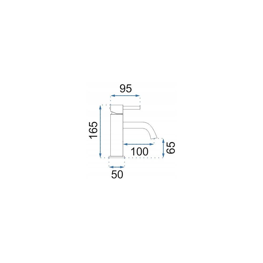 Waschbeckenarmatur Rea Lungo  Copper Brush