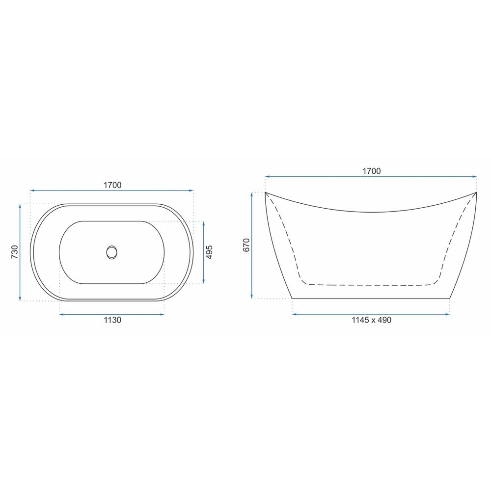 Wanne Rea KERRANO 170