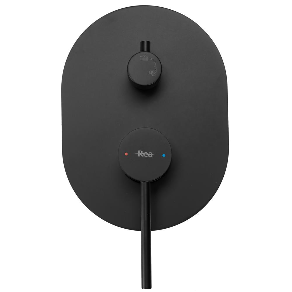 Duschset REA OVAL Black BOX