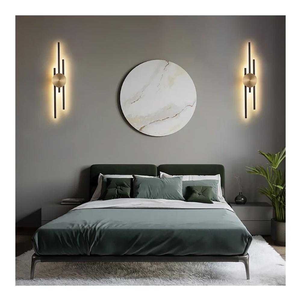 Wandlampe LED APP1437-W BLACK GOLD