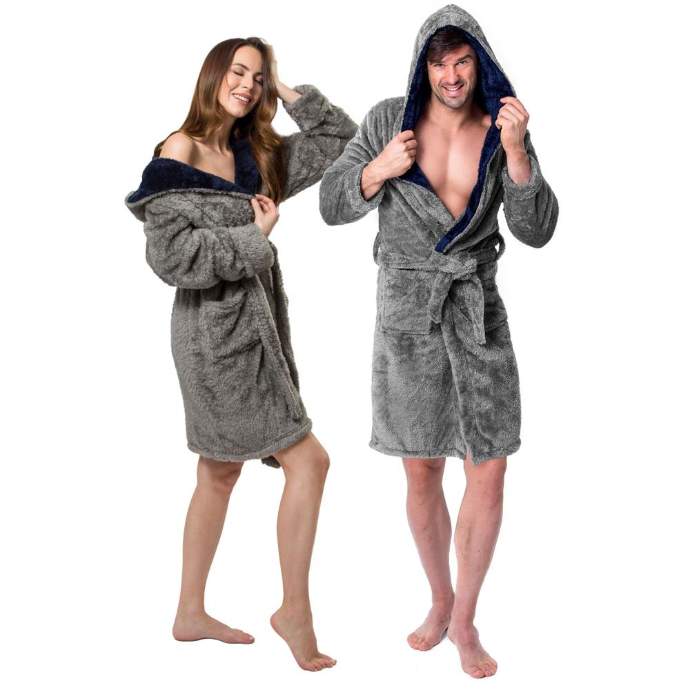 Szlafrok męski Jordan Grey Navy M