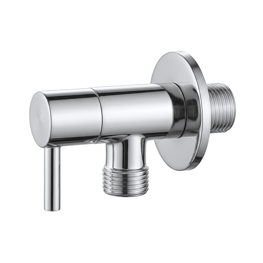 Zawór kątowy 1/2" x 3/8" Chrom