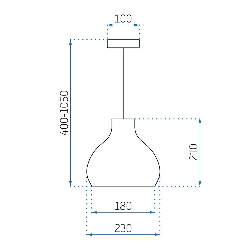 Deckenlampe NATURAL APP984-1CP SMALL