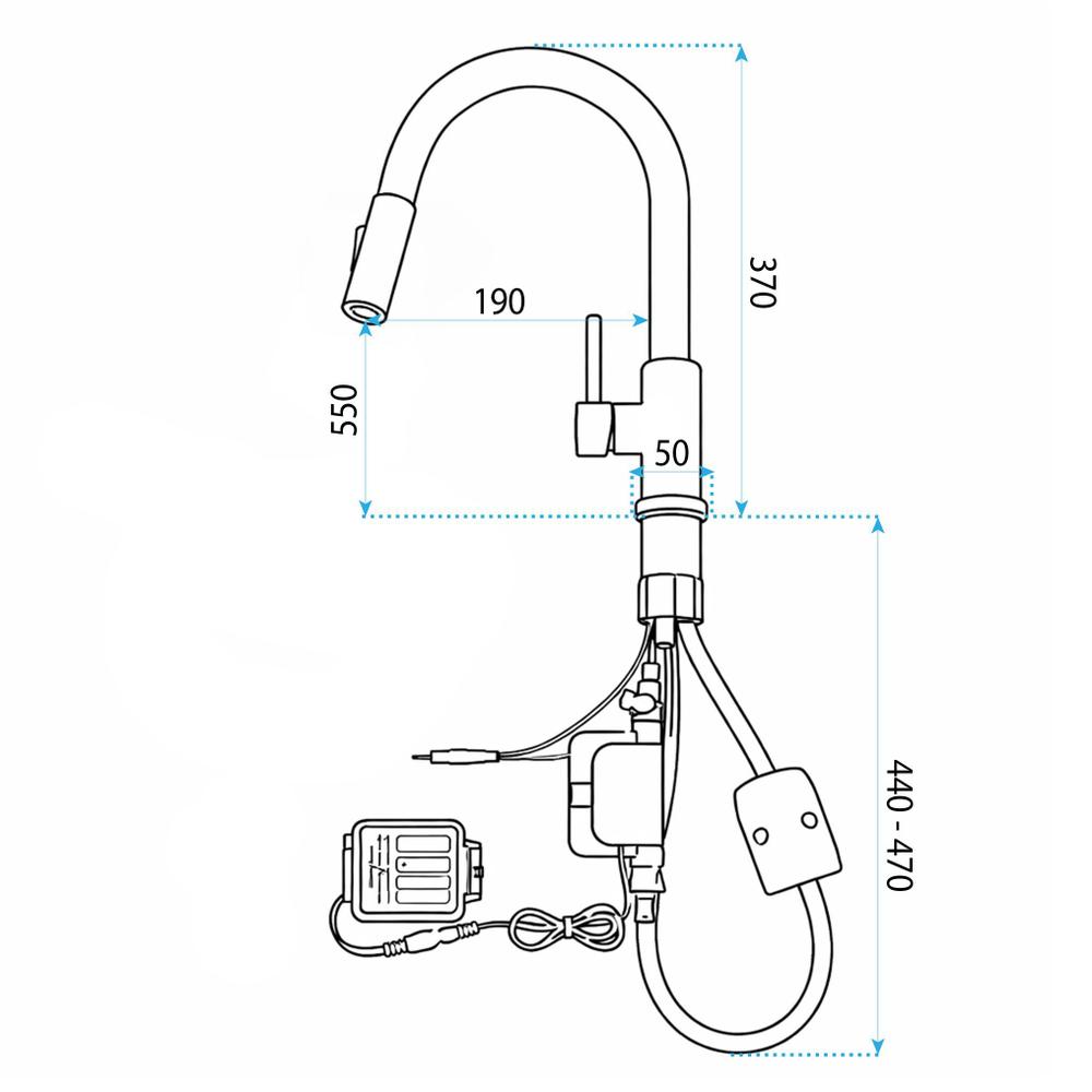 Kuhinjska slavina Rea Fresh Touch Brush Gold
