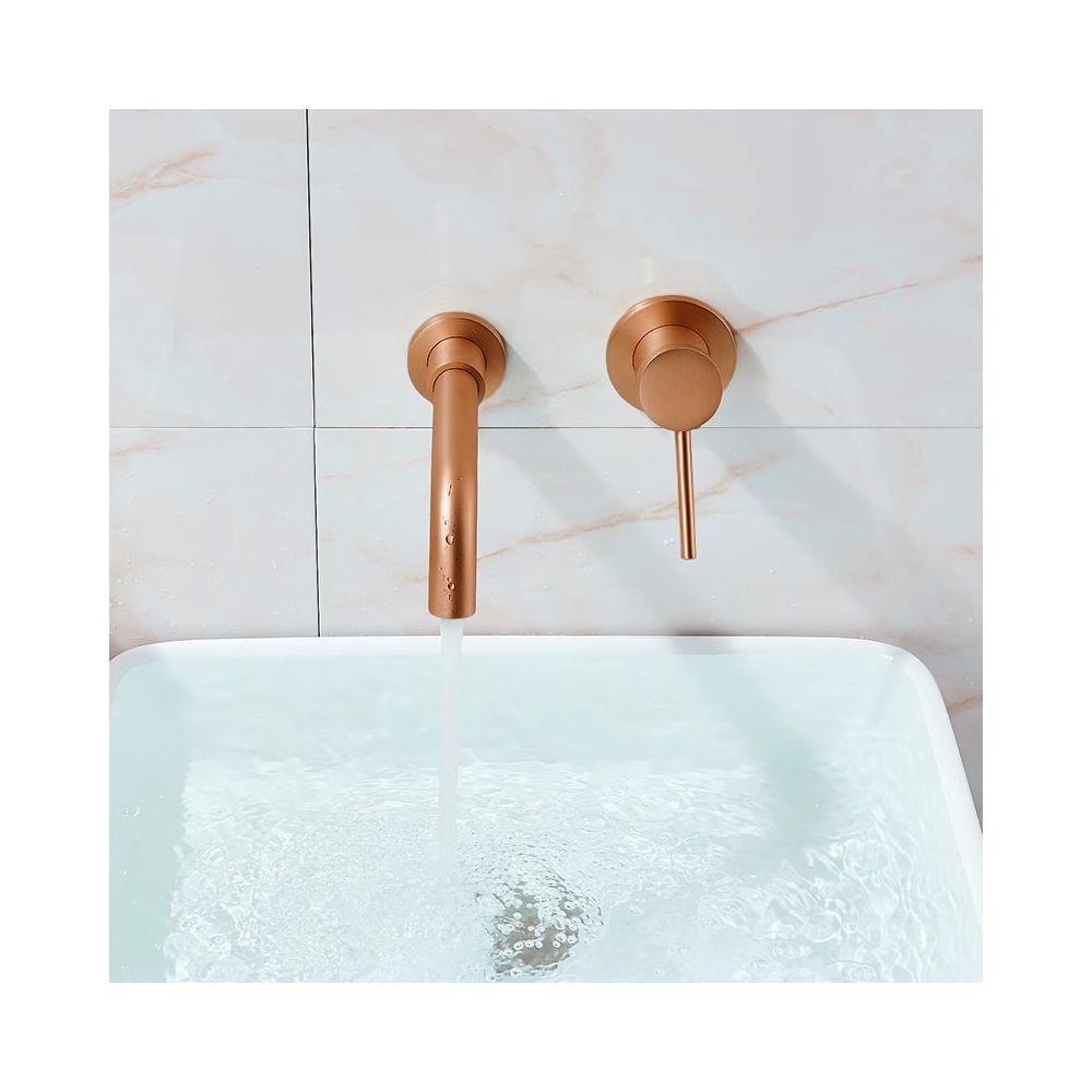 Podomítková umyvadlová baterie REA LUNGO Long Copper Brush + BOX