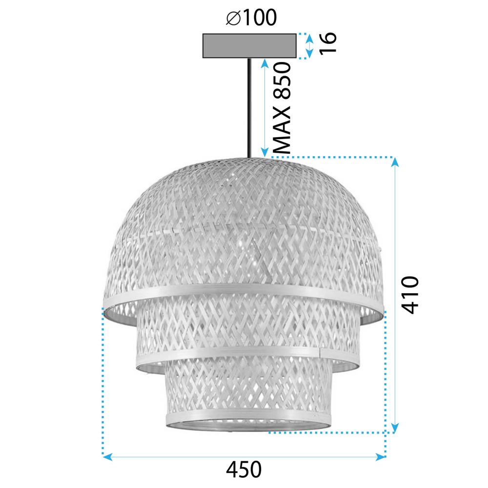 Deckenleuchte Bamboo APP1629-1CP