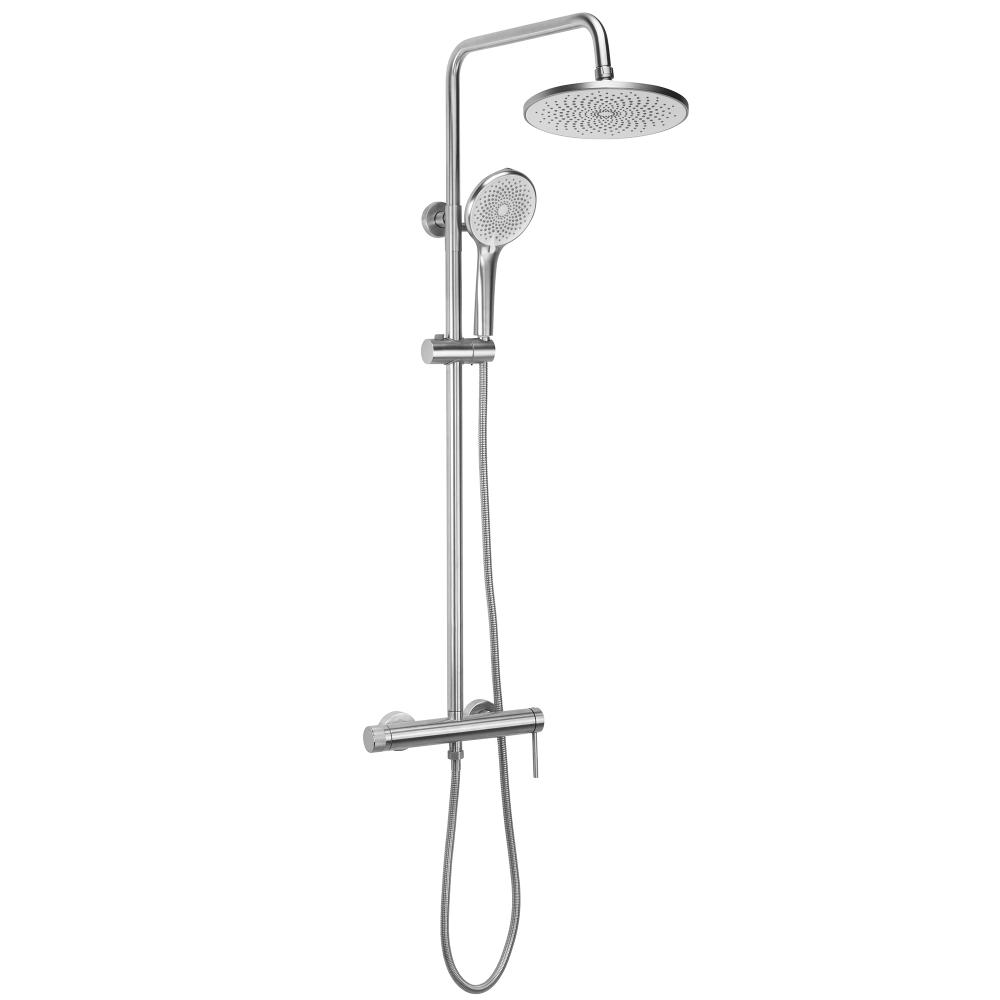 Zestaw natryskowy Rea Foss Clif Nikiel Szczotkowany