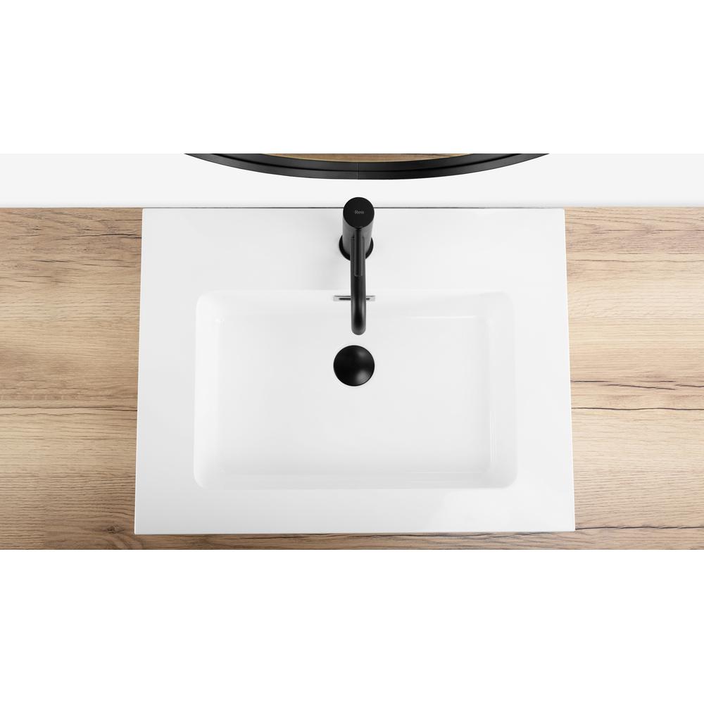 Умывальник на столешницу Rea Alison White