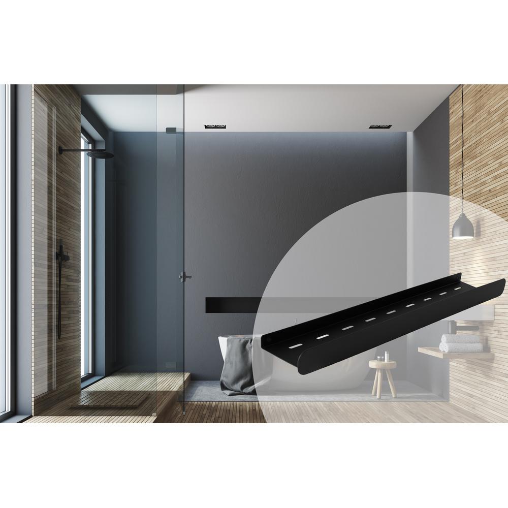 Kupaonska polica SF03 60cm black matt