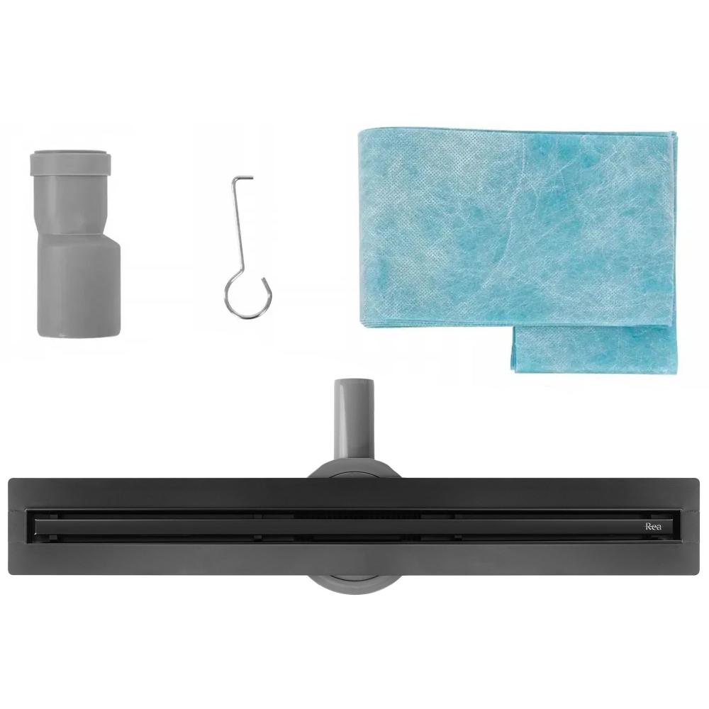 Odpływ Liniowy REA Neox Slim pro Czarny 50