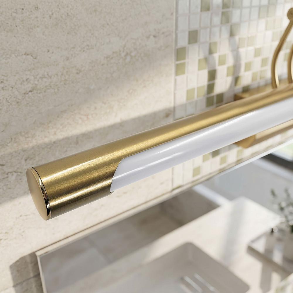 Kúpeľňové nástenné LED svietidlo SWE024-1W 80cm Brush Gold