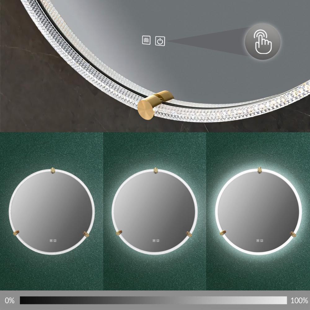 LUSTRO ŚCIENNE LED Z RAMĄ 70cm BL805