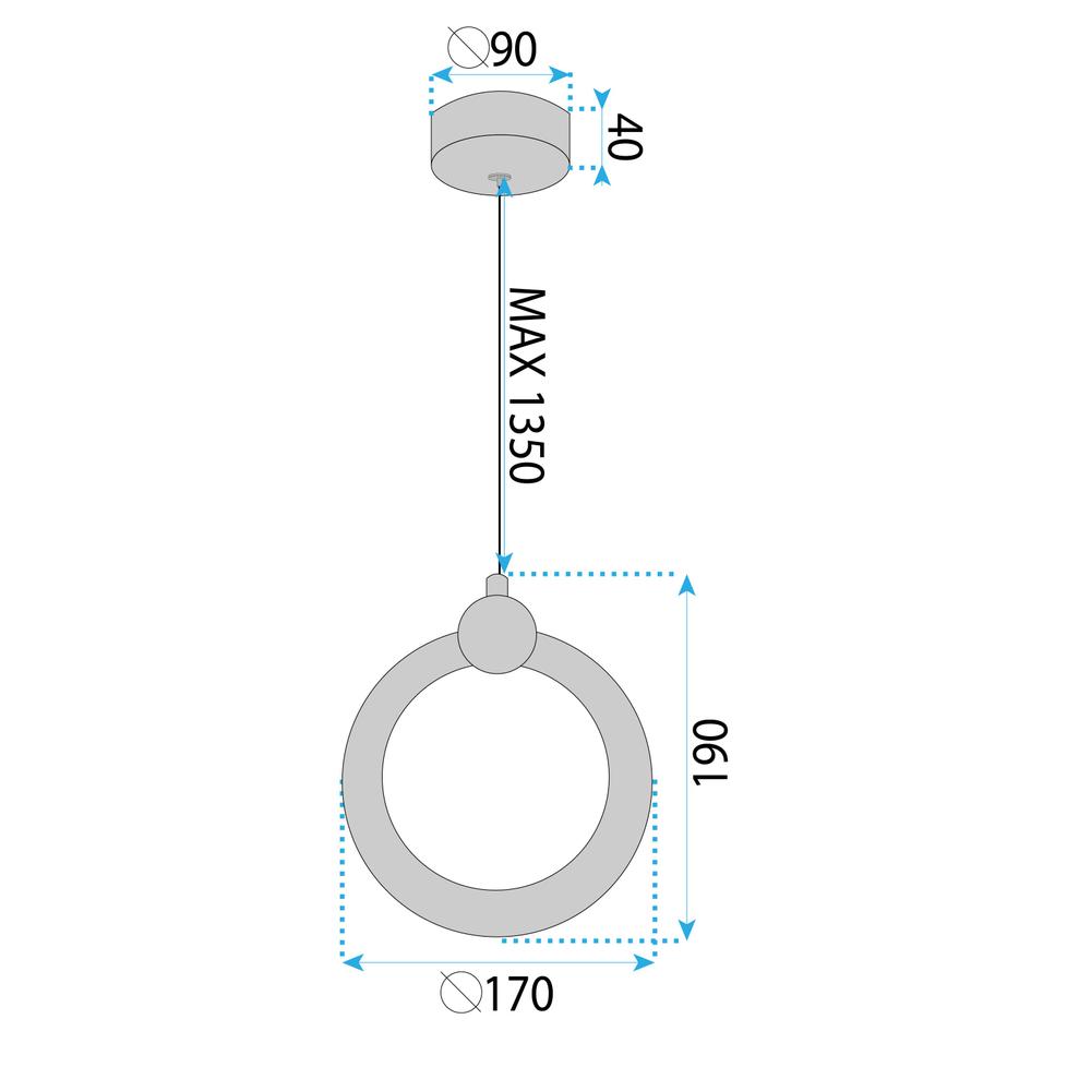 Lampe LED LHJ101-1CP GOLD