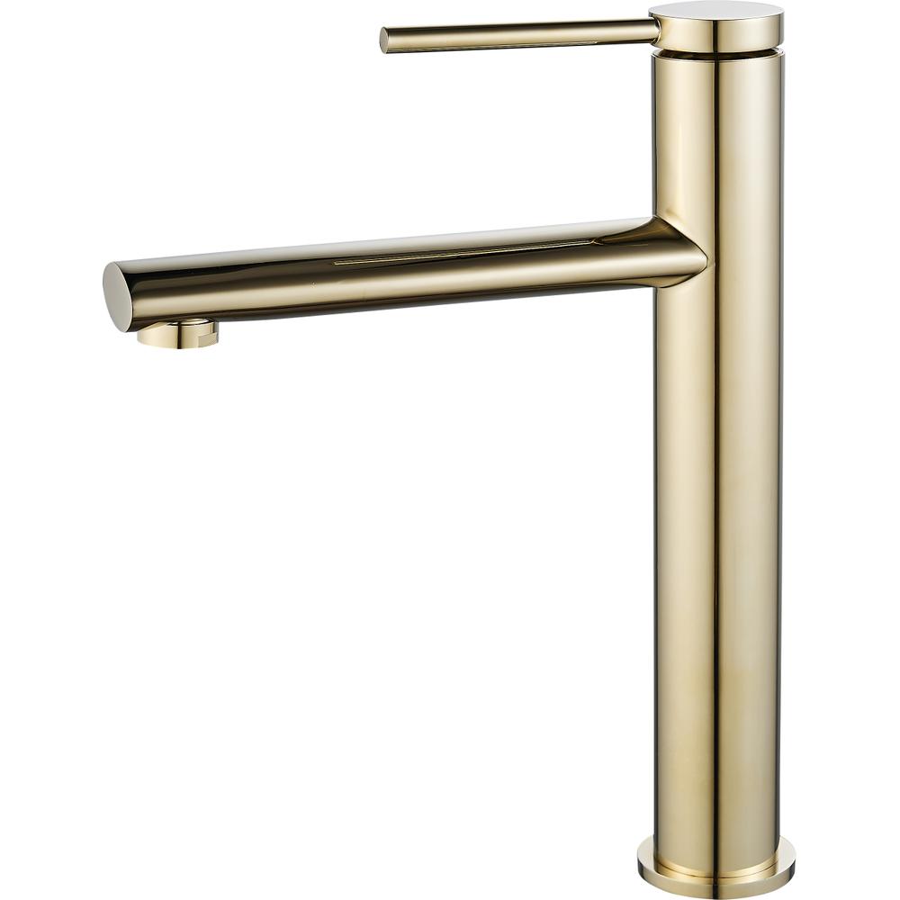 Waschbeckenarmatur REA OVAL GOLD high