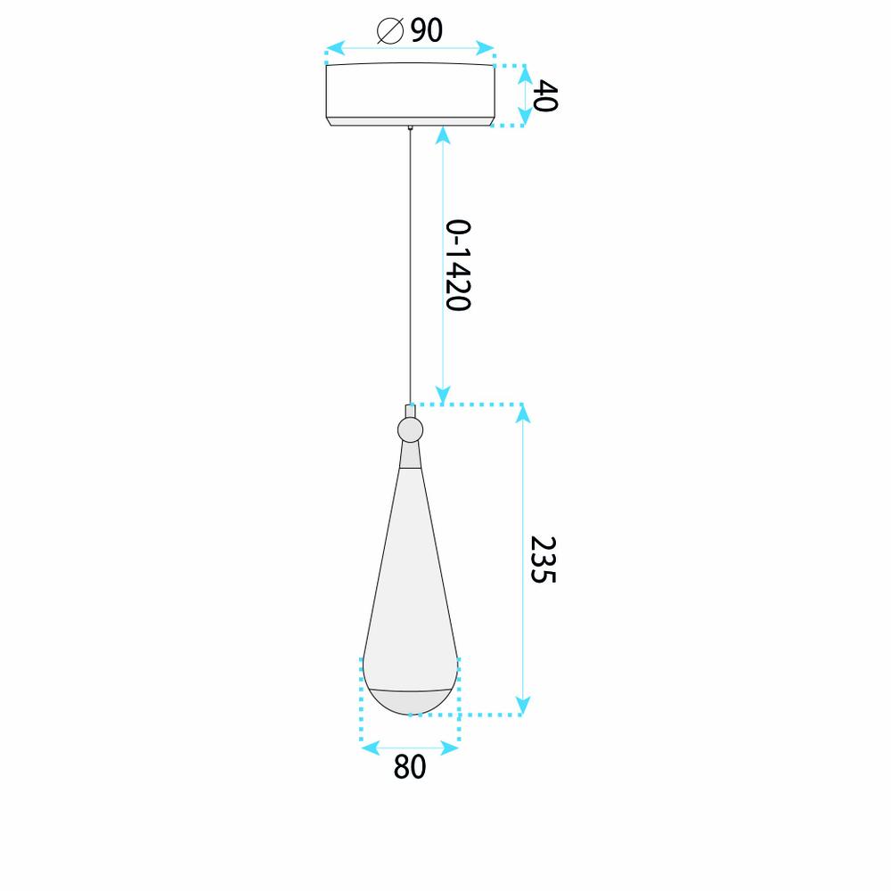 Lampa sufitowa wisząca LHJ120-CP jasne różowe złoto