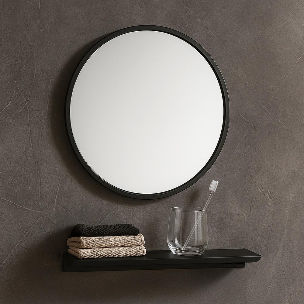 Ensemble de meubles de salle de bain Molly 40cm Beige meuble avec lavabo + miroir + étagère