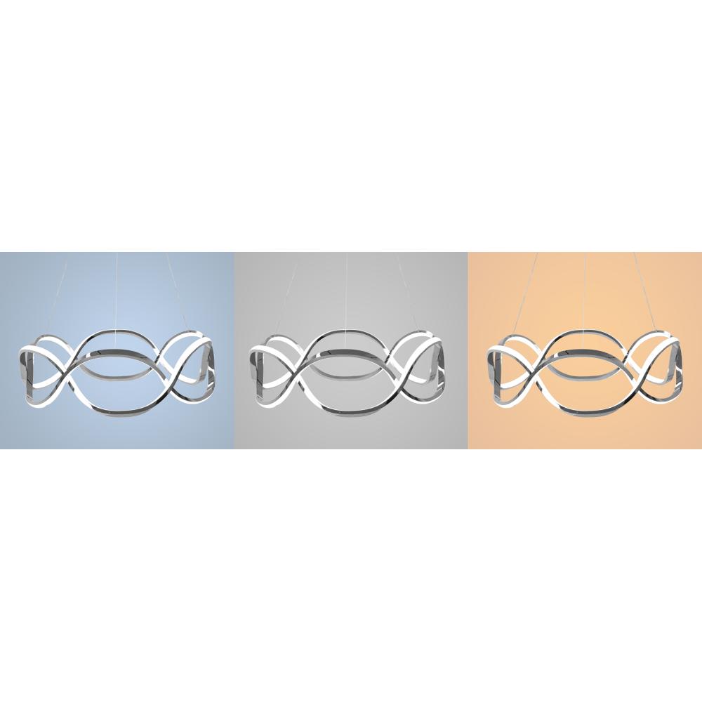 Lampe LED APP801-CP Twist Chrome