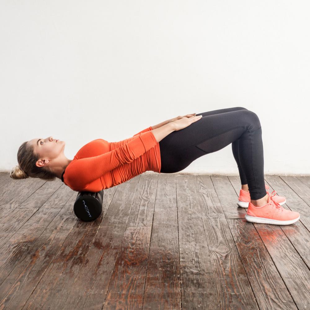 Wałek do masażu V-Roller Pro Flexifit Czarny