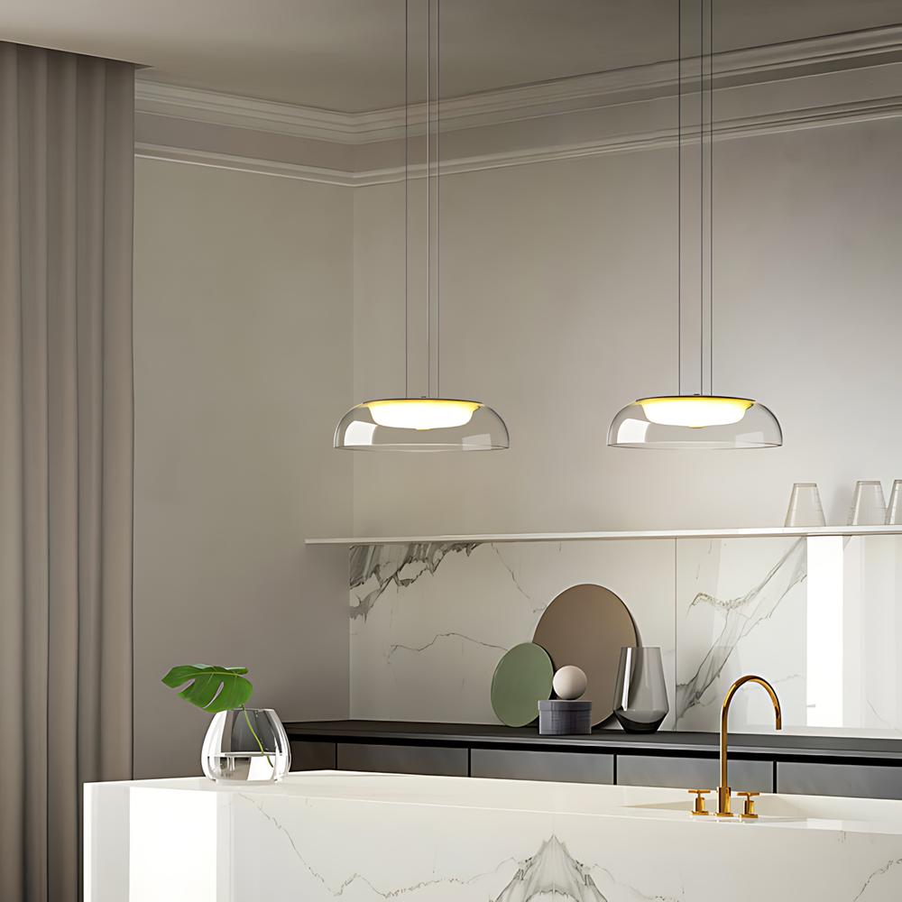 LED-Hängeleuchte APP1691-1PC Gold